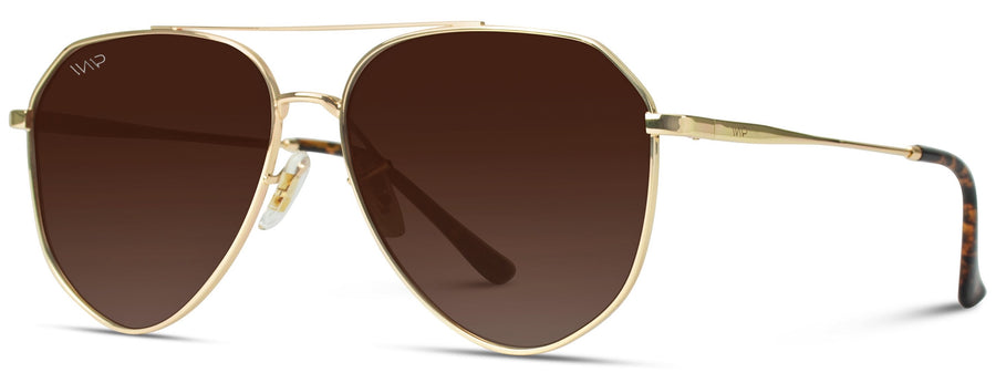 Notched Aviator Sunglasses