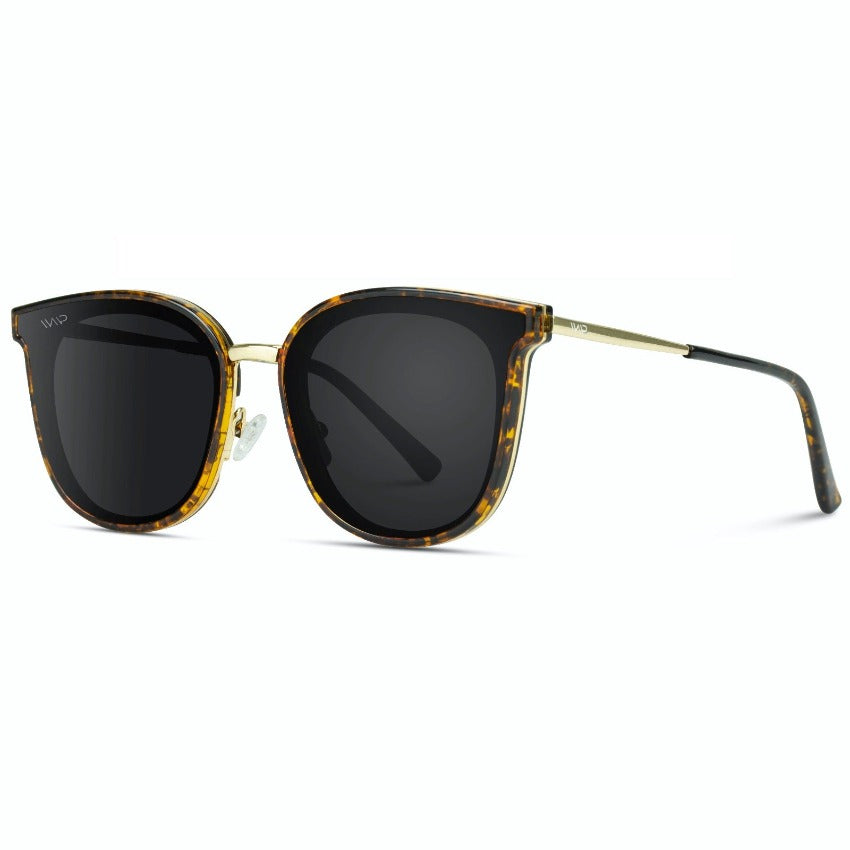 CLEO Oversized Square Flat Lens Sunglasses