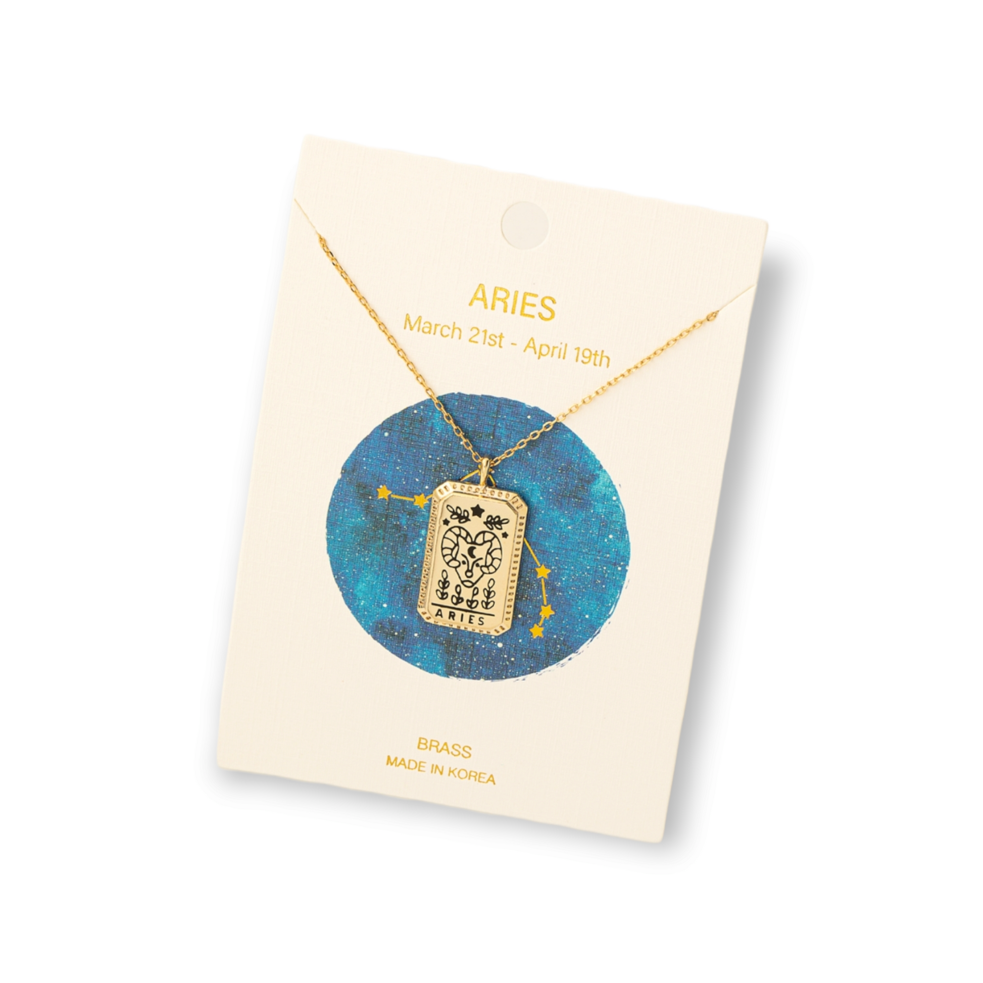 Zodiac Card Necklace