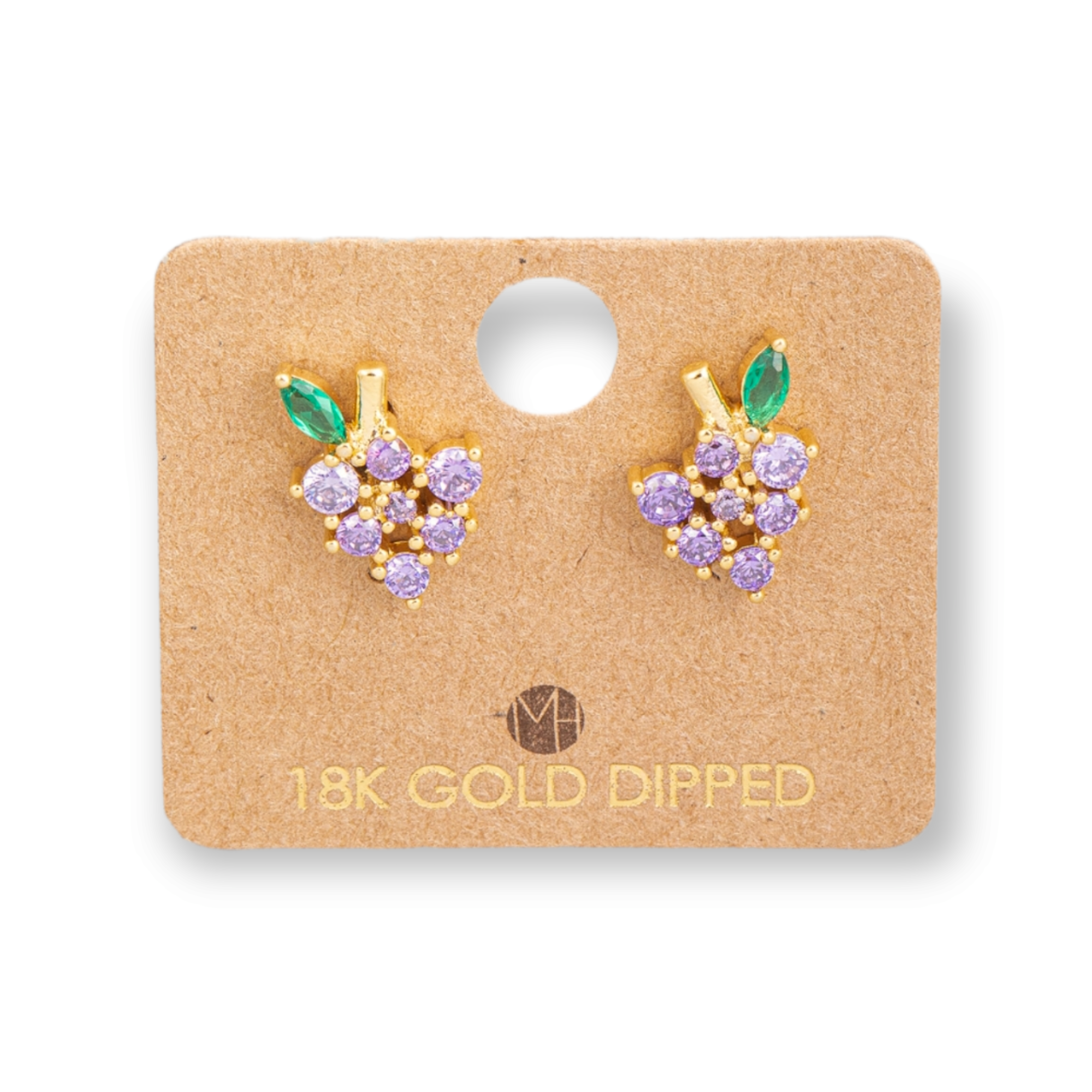 Fruit Stud Earrings grape