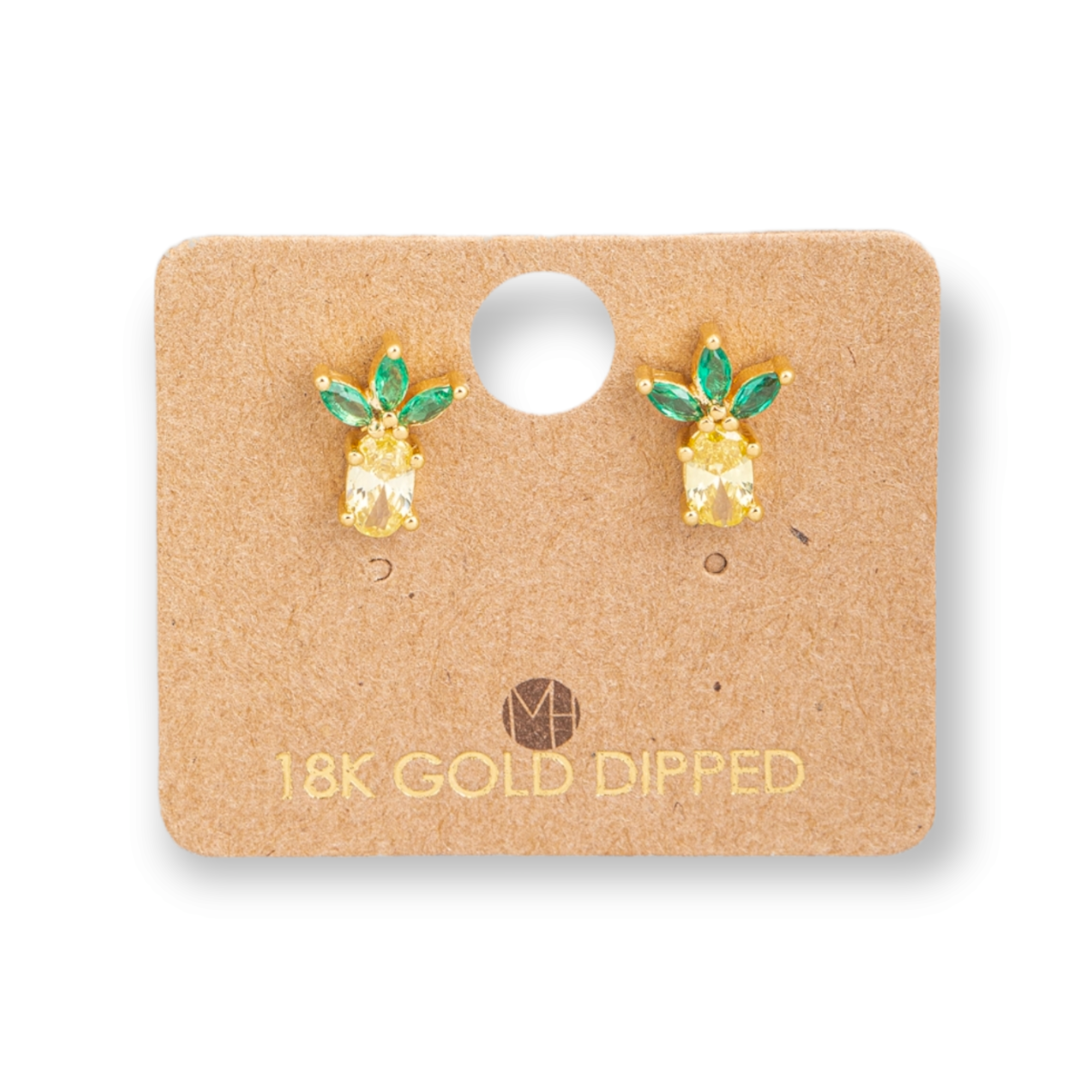 Fruit Stud Earrings pineapple