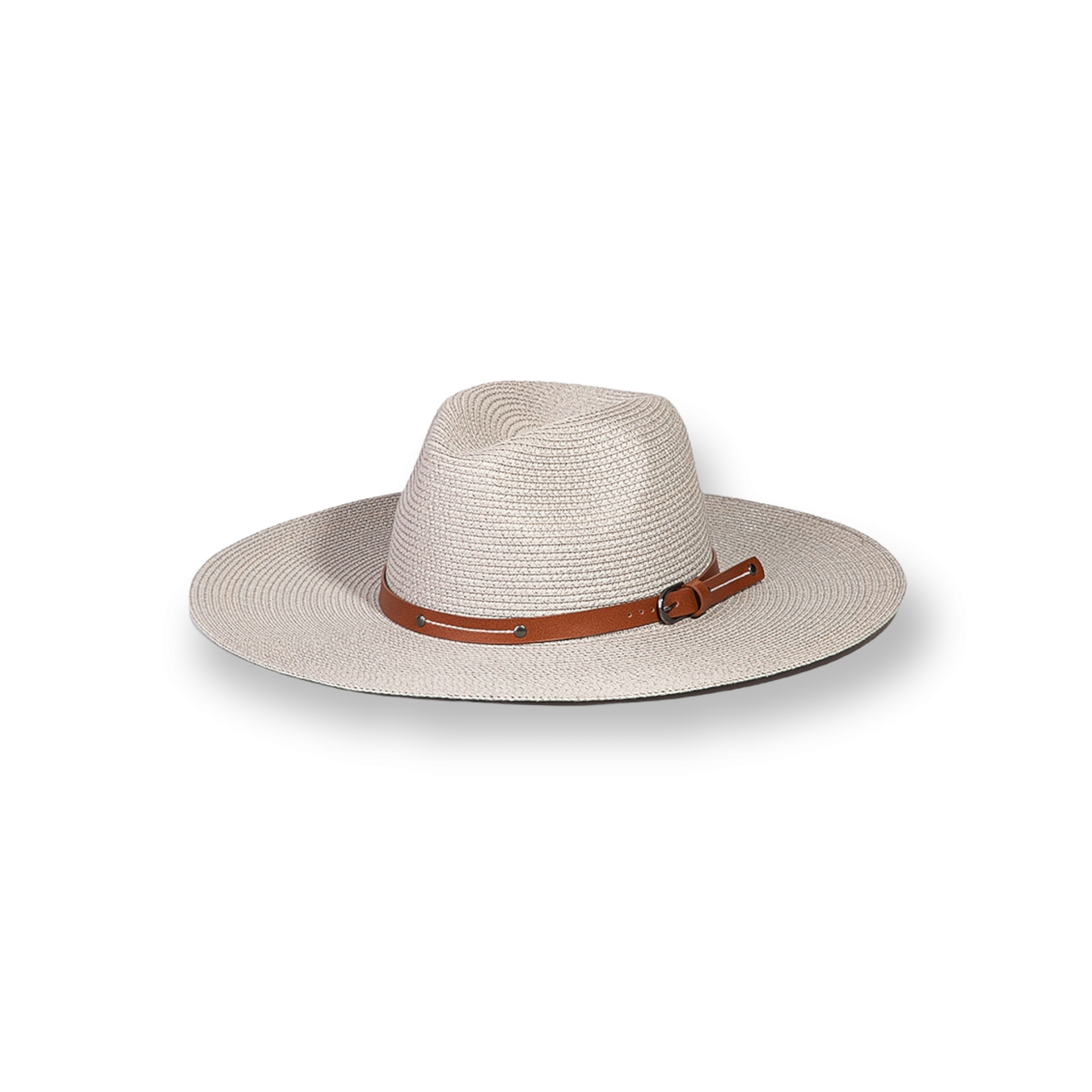 Woven Buckle Band Fedora Hat