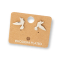 Mini Dove Stud Earrings