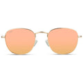 NOVA Retro Round Framed Metal Sunglasses