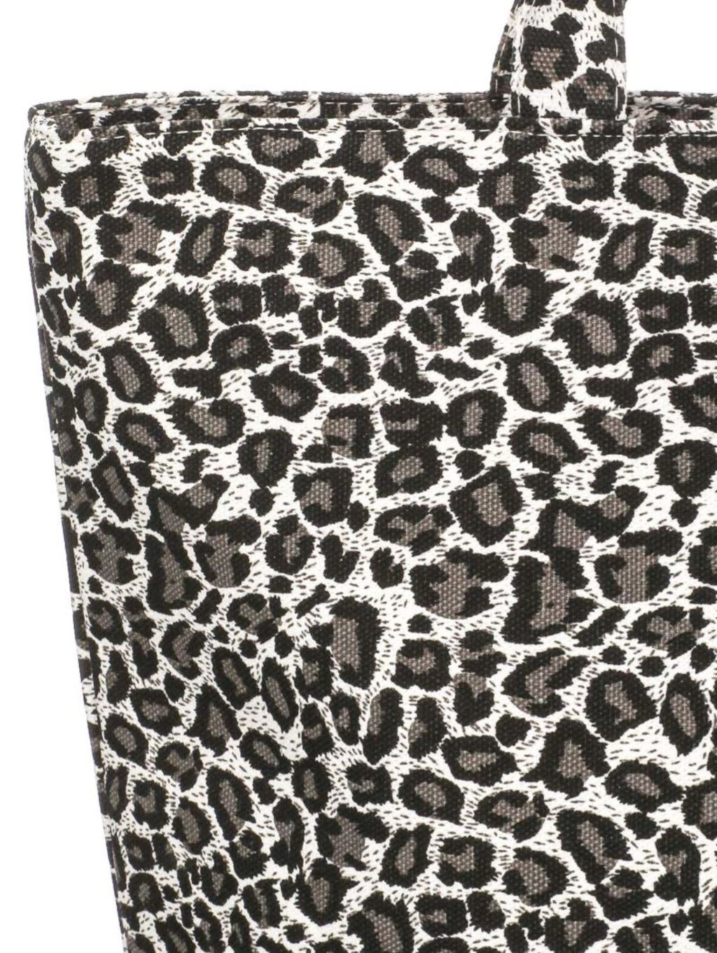 Grey Leopard Beach Tote handbag grey 2