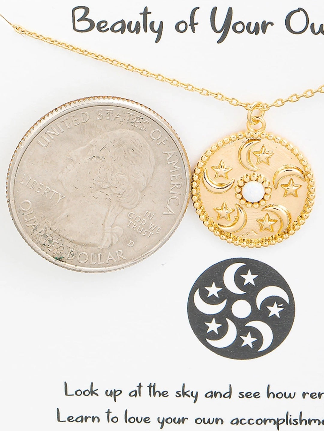 DISC Sky Pendant Necklace