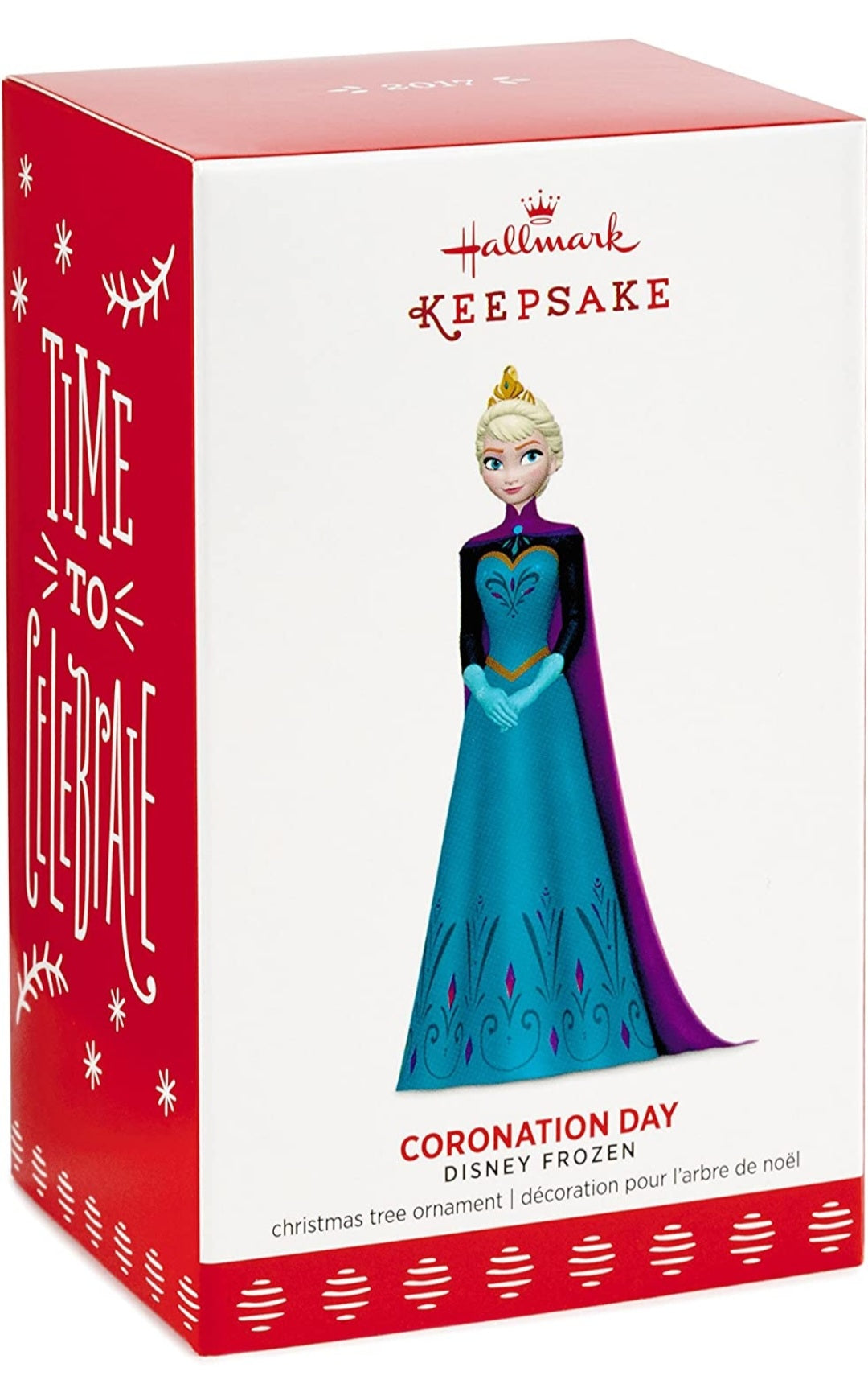 Hallmark Keepsake 2017 Disney Frozen Elsa Coronation Day Christmas Ornament