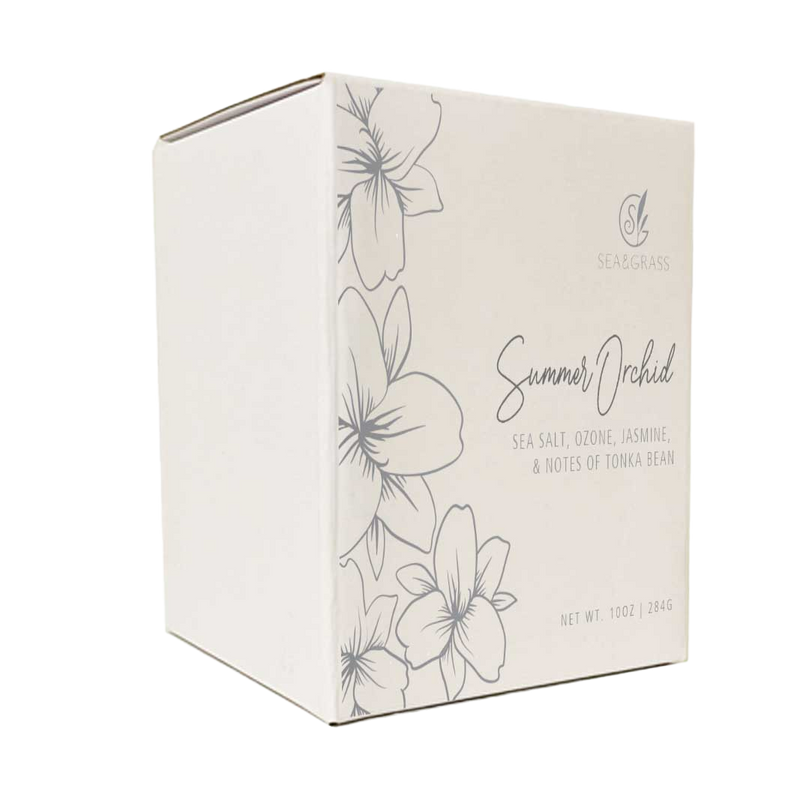 Island Tropical Scented Soy-Based Candle Summer Orchid