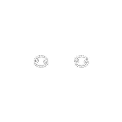 Zodiac Sign Constellation Earring cancer silver