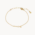 Zodiac Star Constellation Bracelet aries gold