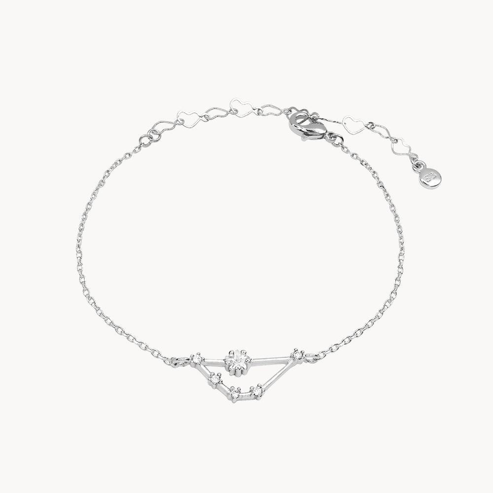 Zodiac Star Constellation Bracelet capricorn silver