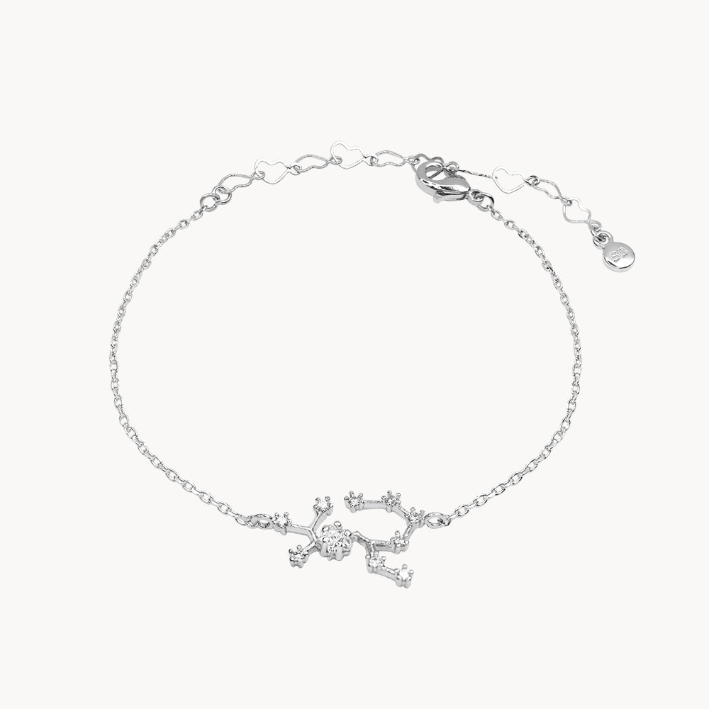 Zodiac Star Constellation Bracelet sagittarius silver