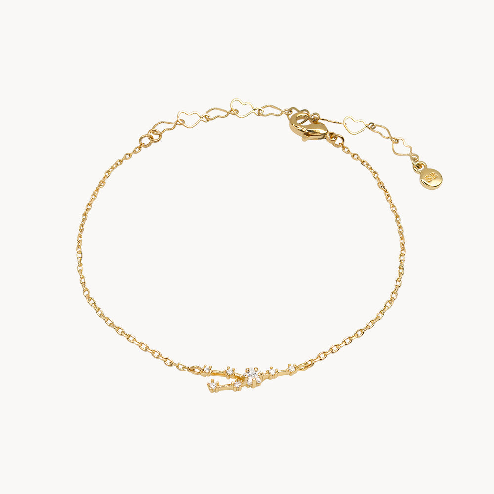 Zodiac Star Constellation Bracelet taurus gold
