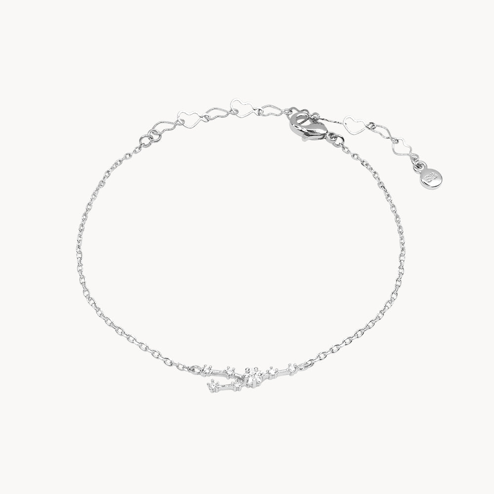 Zodiac Star Constellation Bracelet taurus silver
