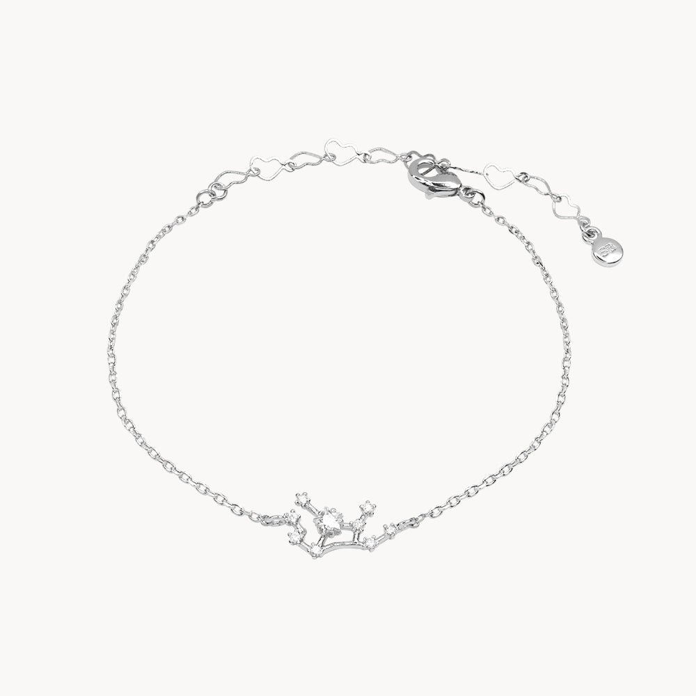 Zodiac Star Constellation Bracelet virgo silver