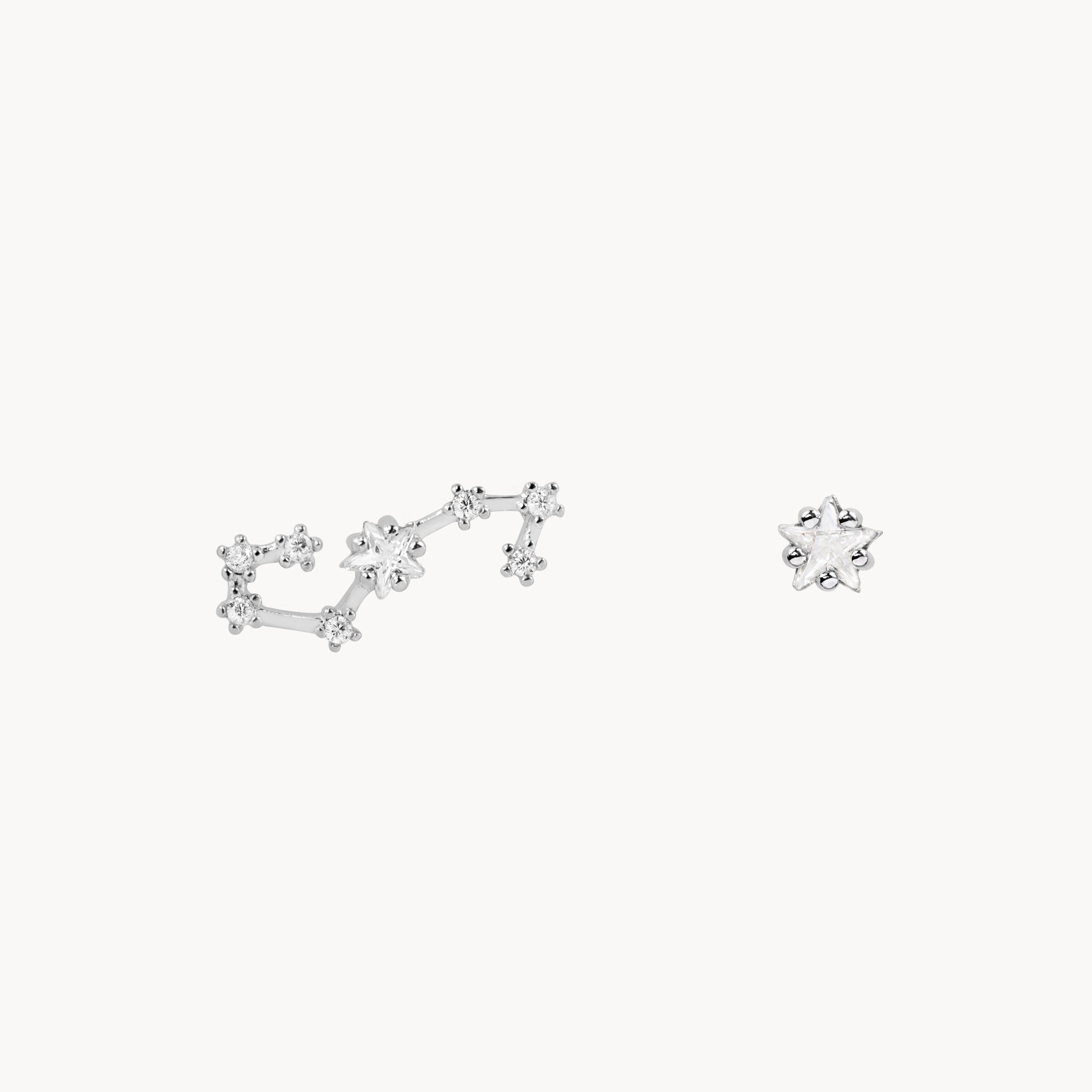 Zodiac Star Constellation Earring scorpio silver